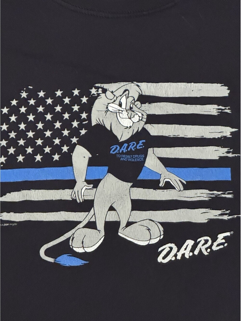 VTG DARE Tee Shirt Size Large Front And Back Graphics.